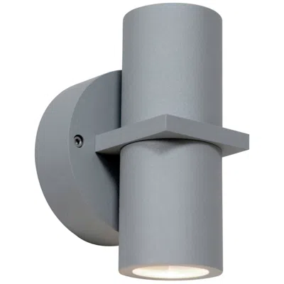 Access Ko Spotlight Up/down Matte Silver Finish Outdoor Wall Light