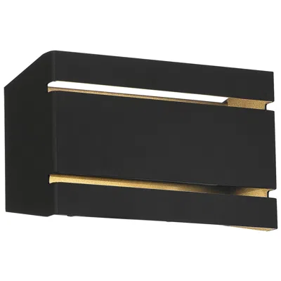 Access La Vida Bi-directional Wide Outdoor Led Wall Mount - Black