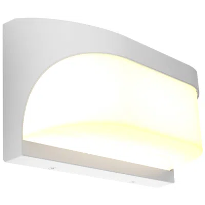 Access Laguna 5" High White Led Outdoor Wall Sc