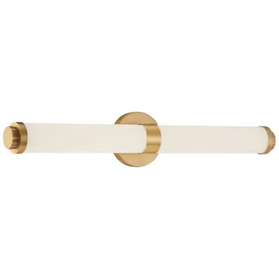 Access Lighting Aqua 25 1/4" Brushed Gold Metal Bar Led Bath Light