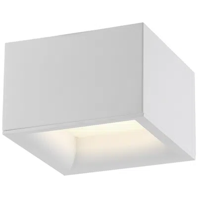 Access Lighting Bloc 7 1/4" Wide White Square Led Ceiling Light