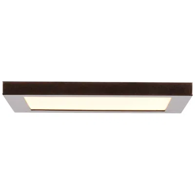 Access Lighting Boxer 5 1/2" Square Bronze Led Ceiling Light