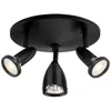 Access Lighting Cobra 10" Black 3-light Adjustable Led Ceiling Light