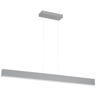 Access Lighting Form 48" Wide Matte Gray Modern Led Linear Pendant