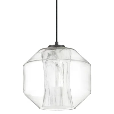 Access Lighting I-biza 9 1/2" Wide Glass And Marble Led Mini Pendant