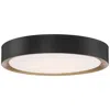 Access Lighting Malaga 19 3/4" Modern Black Round Led Ceiling Light