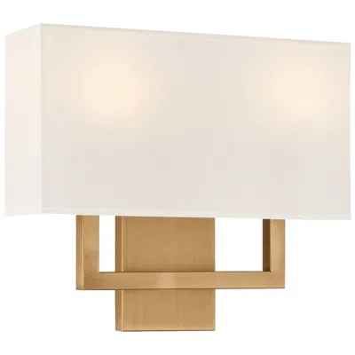 Access Lighting Mid Town 13" Antique Brushed Brass Led Wall Sconce