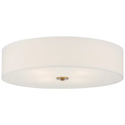 Access Lighting Mid Town 24" Brass And White Led Large Ceiling Light
