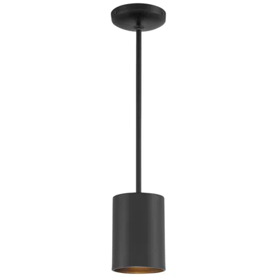 Access Lighting Pilson 4.5" Wide Matte Black Modern Mini Pendant