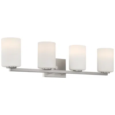Access Lighting Sienna 30" Brushed Steel 4-light Led Bath Fixture