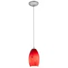 Access Lighting Sydney Brushed Steel - Ruby Mini Pendant