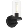 Access Lily 10" High Matte Black Wall Sconce