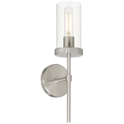Access Lily 16.5" High Brushed Steel Wall Sconce