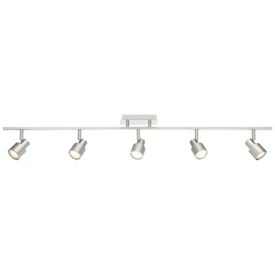 Access Lincoln 5-light Brushed Steel Led Track Fixture