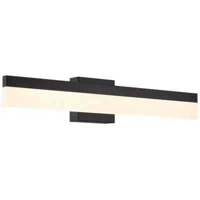 Access Loft 24" Wide Matte Black Led Vanity