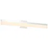 Access Loft 36" Wide Chrome Led Vanity In White