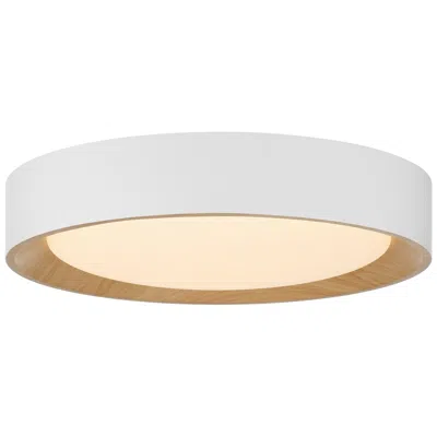 Access Maddy 17.5" Wide Matte White Led Flush Mount
