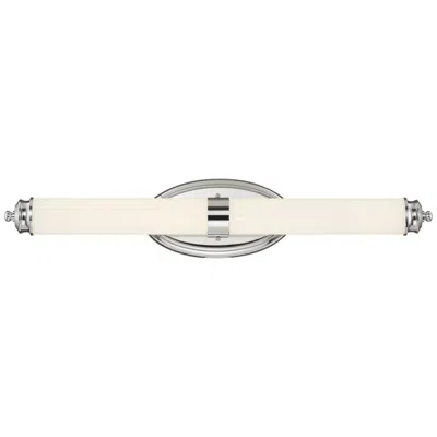 Access Madison 27 1/4" Wide Chrome Metal Bar Led Bath Light In Pink