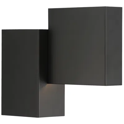 Access Madrid 10.25" High Matte Black 120v Led Wall Sconce With Acrylic Lens