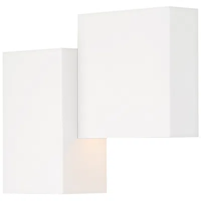 Access Madrid 10.25" High Matte White 120v Led Wall Sconce With Acrylic Lens