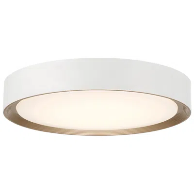 Access Malaga 19.75" Wide Matte White 3cct Led Flush Mount