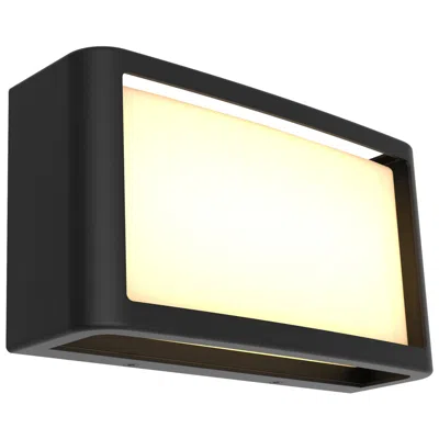 Access Malibu 9" Black Led Outdoor Wall Sconce