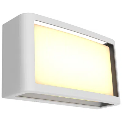 Access Malibu 9" White Led Outdoor Wall Sconce