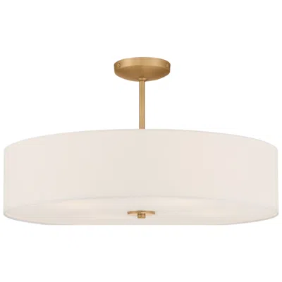 Access Mid Town 24" Wide  Antique Brushed Brass Led Pendant Light