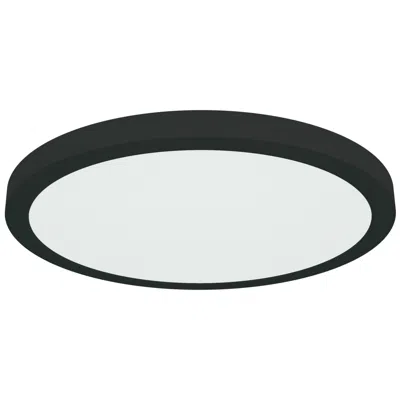 Access Modplus 16" Black Led Flush Mount