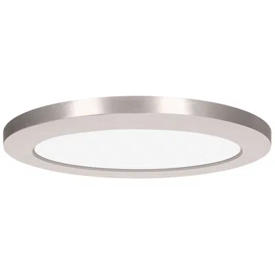 Access Modplus - Round 7" Led Flush Mount - Brushed Steel Finish - White Acry