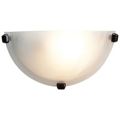 Access Mona 6" High Oil Rubbed Bronze Wall Sconce W/ Alabaster Glass Shade