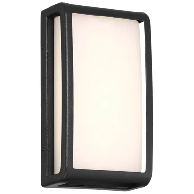 Access Montana 9" High Black Outdoor Led Wall Mount
