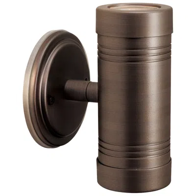 Access Myra Dual 6 1/2" High Bronze Led Outdoor Wall Light