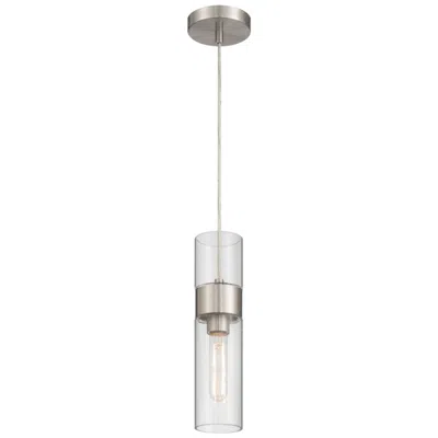 Access Nash 3" Wide Brushed Steel Led Pendant