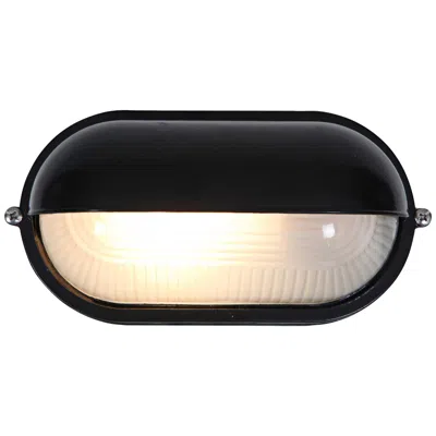 Access Nauticus 4 1/4" High Shaded Black Outdoor Wall Light