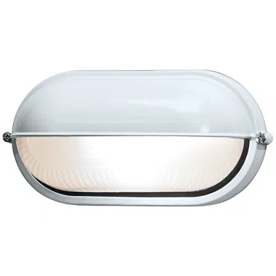 Access Nauticus 4 1/4" High White Outdoor Bulkhead Wall Light