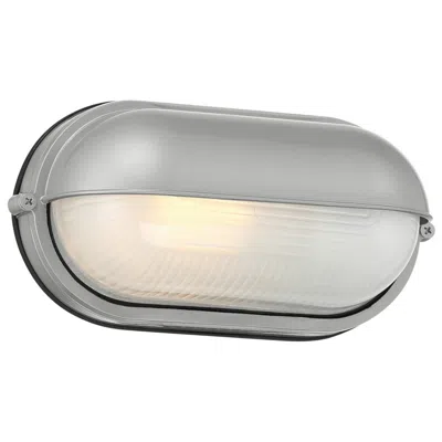 Access Nauticus 4" High Satin Outdoor Led Wall Sconce In Silver