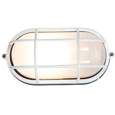 Access Nauticus 6 1/2" High White Industrial Outdoor Wall Light