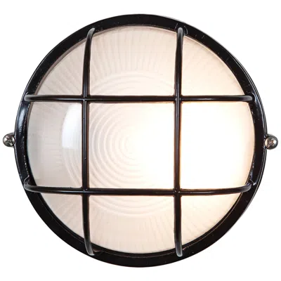 Access Nauticus 7" High Black Industrial Outdoor Wall Light