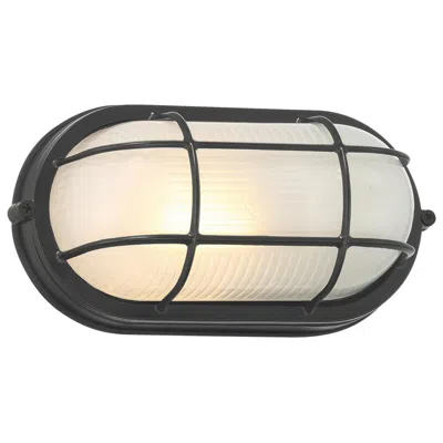 Access Nauticus Dual Mount 6" High Black Outdoor Wall Sconce