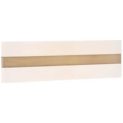 Access Netherton 36" Wide Antique Brass Led Bath Light