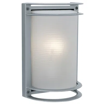 Access Nevis 10 1/2" High Satin Aluminum Led Outdoor Wall Light In Gray
