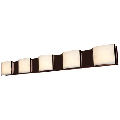 Access Nitro2 48 3/4" Wide Bronze 5-light Led Bath Light