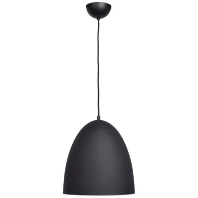 Access Nostalgia - E26 Led Pendant - Matte Black Outer, Matte Gold Inner Finish