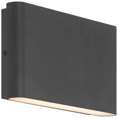 Access Oasis 5" High 2-light Black Led Wall Sconce