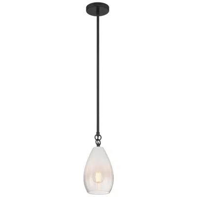 Access Ombre 6" Wide Black Pendant