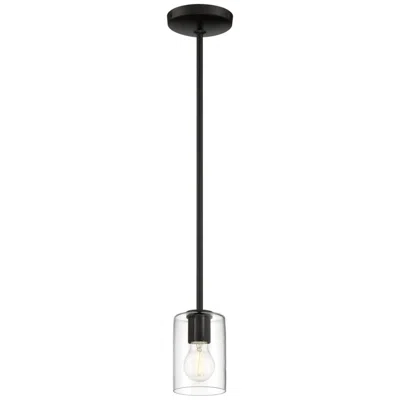 Access Oslo 4" Wide Matte Black Led Mini Pendant
