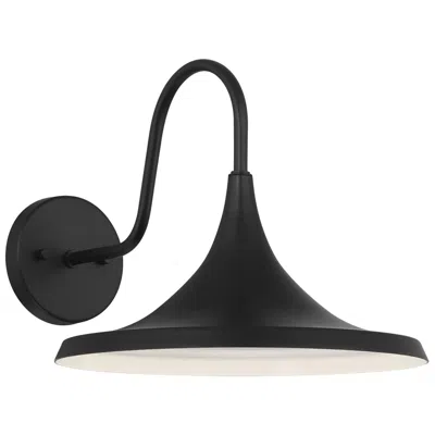 Access Pella 10 1/2" High Black Led Outdoor Wall Light