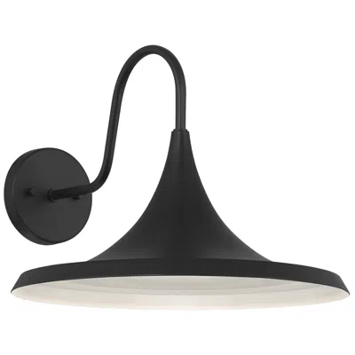 Access Pella 11.75" High Black Outdoor Led Wall Mount