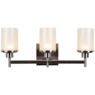 Access Perch 21 3/4" Wide Brushed Steel 3-light Led Bath Light